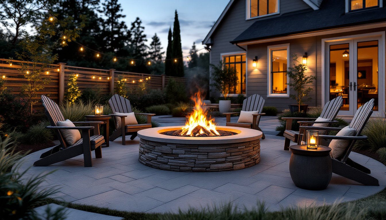 Stunning East Oak Fire Pit Images